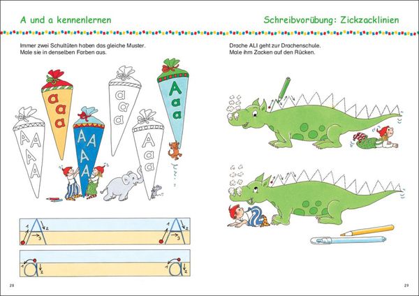 Produktbild: Erfolgreich durch die Vorschule - Buchstaben Schreiben Konzentration