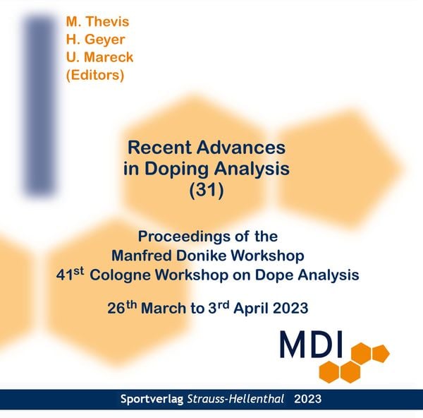 Recent Advances in Doping Analysis (31) - CD-Rom