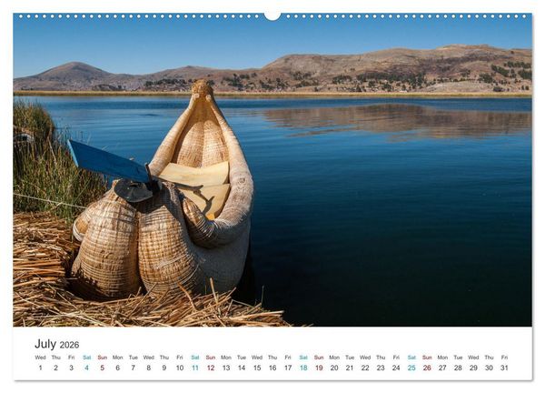 Produktbild: Mysterious Peru (Wall Calendar 2026 DIN A2 landscape), CALVENDO 12 Month Wall Calendar