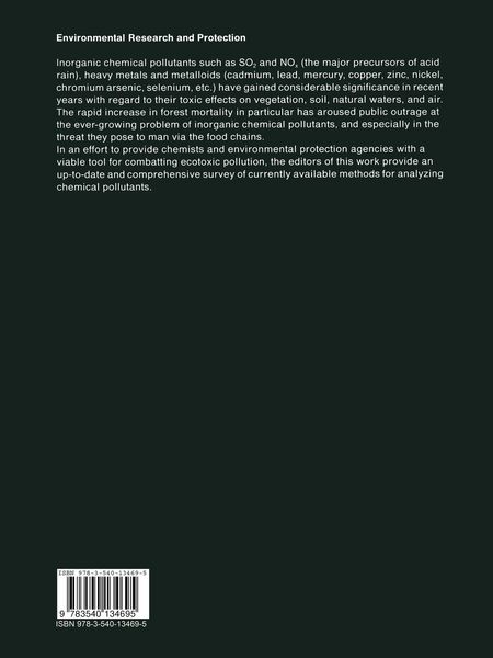 Produktbild: Environmental Research and Protection