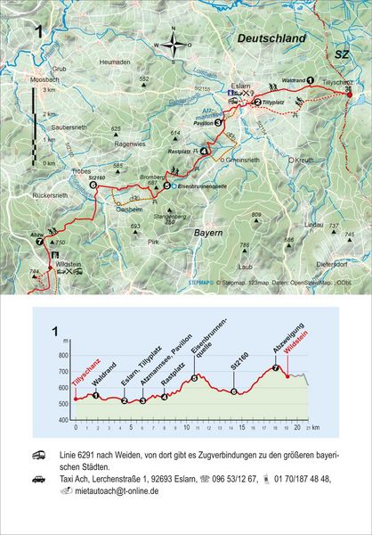 Produktbild: Jakobsweg Tillyschanz - Rothenburg ob der Tauber