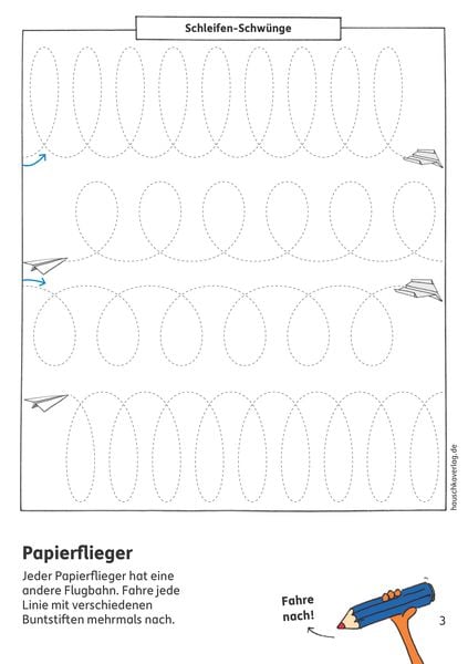 Produktbild: Vorschulblock - Schwungübungen ab 5 Jahre