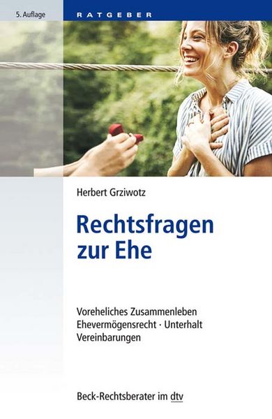 Produktbild: Rechtsfragen zur Ehe