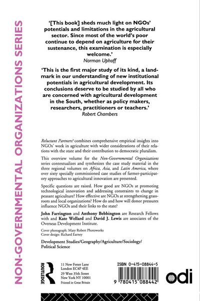 Produktbild: Reluctant Partners? Non-Governmental Organizations, the State and Sustainable Agricultural Development