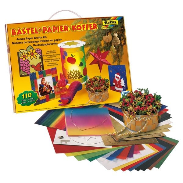 Produktbild: Bastelpapierkoffer Herbst / Weihnachten