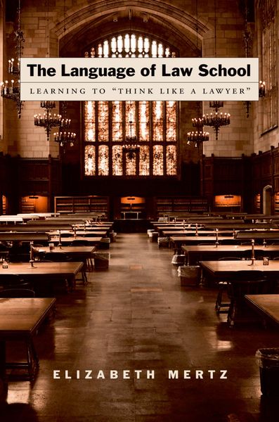 Produktbild: The Language of Law School