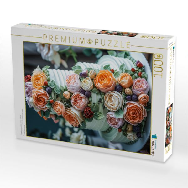 Produktbild: CALVENDO Puzzle Liebe gebacken, f&uuml;r immer verliebt | 1000 Teile Lege-Gr&ouml;&szlig;e 64x48cm Foto-Puzzle f&uuml;r gl&uuml;ckliche Stunden