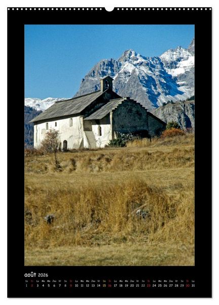 Produktbild: La vall&eacute;e de la Clar&eacute;e Hautes-Alpes (Calendrier mural 2026 DIN A2 horizontal) calendrier de bureau