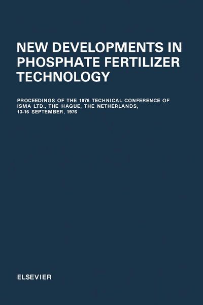 Produktbild: New Developments in Phosphate Fertilizer Technology