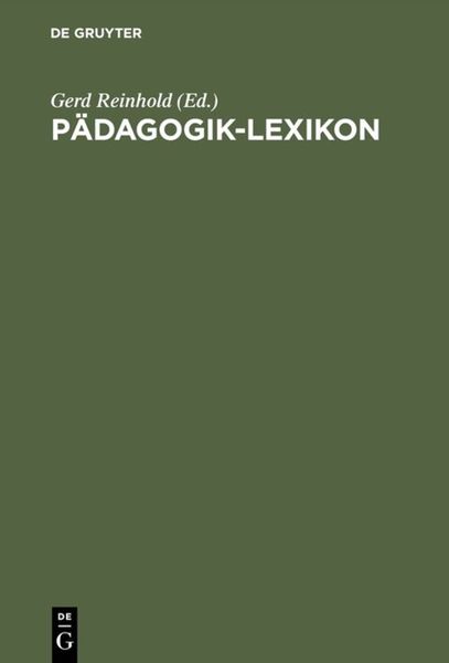 Produktbild: P&auml;dagogik-Lexikon