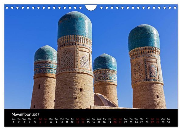 Produktbild: Uzbekistan Land of 1001 nights (Wall Calendar 2027 DIN A4 landscape), CALVENDO 12 Month Wall Calendar