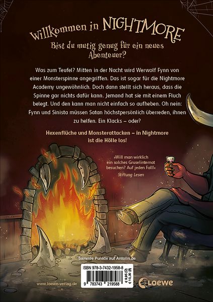 Produktbild: Nightmore - Das gruseligste Internat der Welt (Band 3) - Teuflisch fieser Fluch