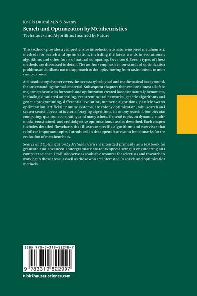 Produktbild: Search and Optimization by Metaheuristics
