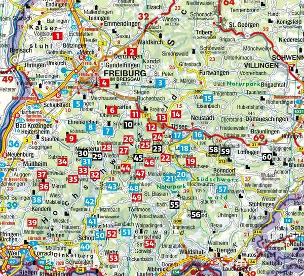 Produktbild: ROTHER Wanderf&uuml;hrer Schwarzwald S&uuml;d: zwischen Freiburg und Basel. 60 Touren