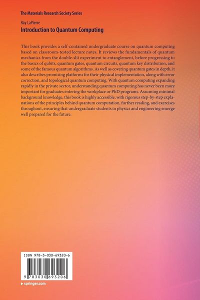 Produktbild: Introduction to Quantum Computing
