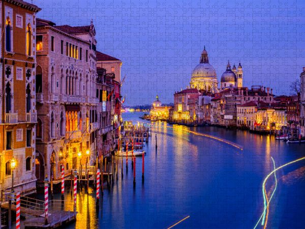 Produktbild: CALVENDO Puzzle Canal Grande mit Basilica di Santa Maria della Salute | 2000 Teile Lege-Gr&ouml;&szlig;e 90x67cm Foto-Puzzle f&uuml;r gl&uuml;ckliche Stunden