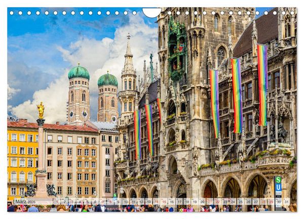 Produktbild: Deutschland Ansichten (Wandkalender 2026 DIN A4 quer), CALVENDO Monatskalender