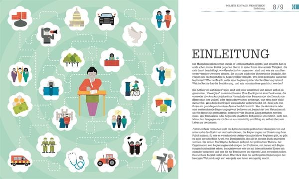 Produktbild: #dkinfografik. Politik einfach verstehen