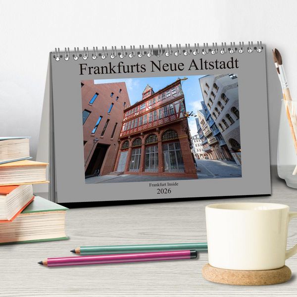 Produktbild: Frankfurts Neue Altstadt (Tischkalender 2026 DIN A5 quer), CALVENDO Monatskalender