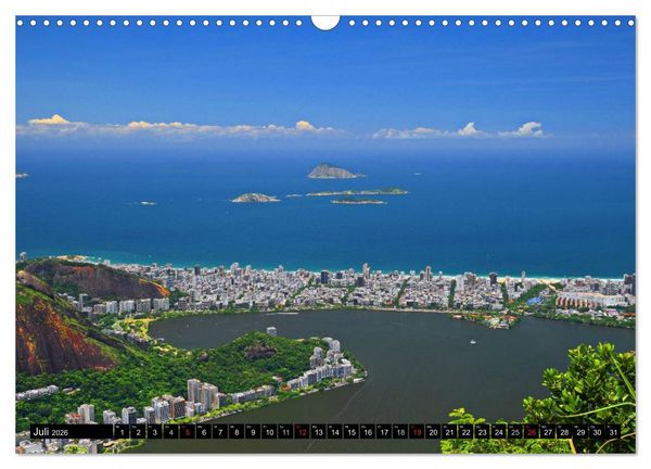Produktbild: Brasilien - das gr&ouml;&szlig;te Land S&uuml;damerikas (Wandkalender 2026 DIN A3 quer), CALVENDO Monatskalender