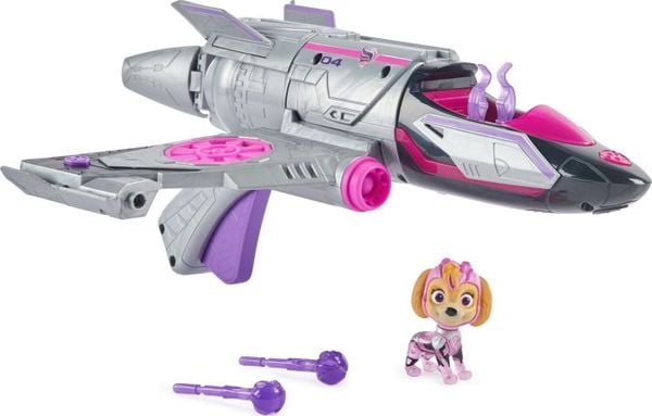 Spin Master - Paw Patrol - Movie II Skyes Deluxe Jet-Flieger