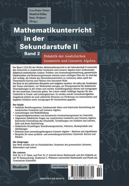 Produktbild: Mathematikunterricht in der Sekundarstufe II