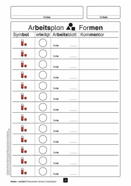 Produktbild: Mathe - na klar! Pr&auml;numerik: Formen