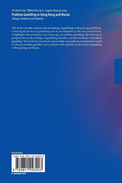 Produktbild: Problem Gambling in Hong Kong and Macao