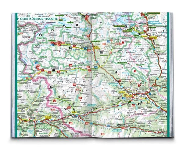 Produktbild: KOMPASS Wanderf&uuml;hrer Osttirol, Venediger- und Glocknergruppe, Defereggental, Lienzer Dolomiten, 50 Touren mit Extra-Tourenkarte