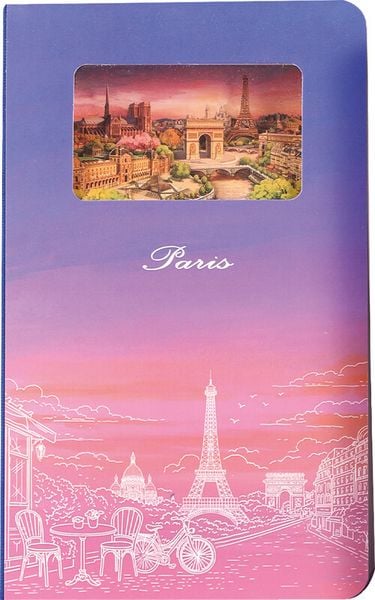 Produktbild: Notizbuch 3D Paris