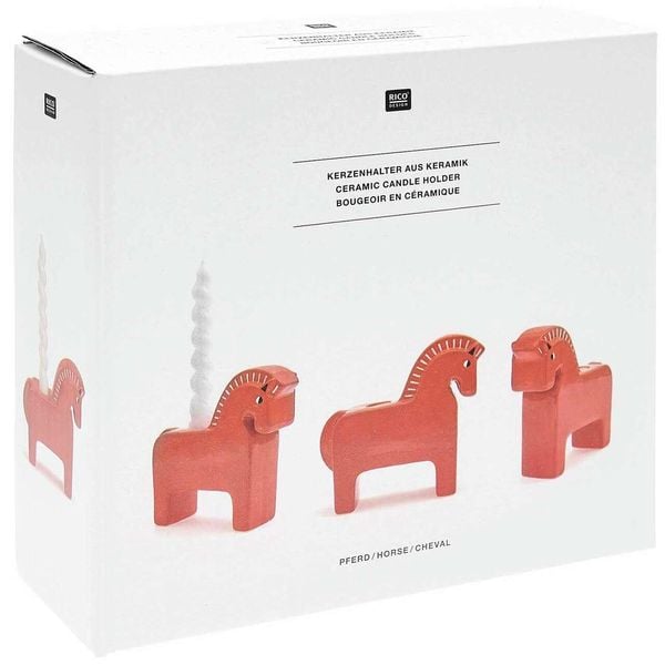 Produktbild: Keramik-Kerzenhalter "Pferd"