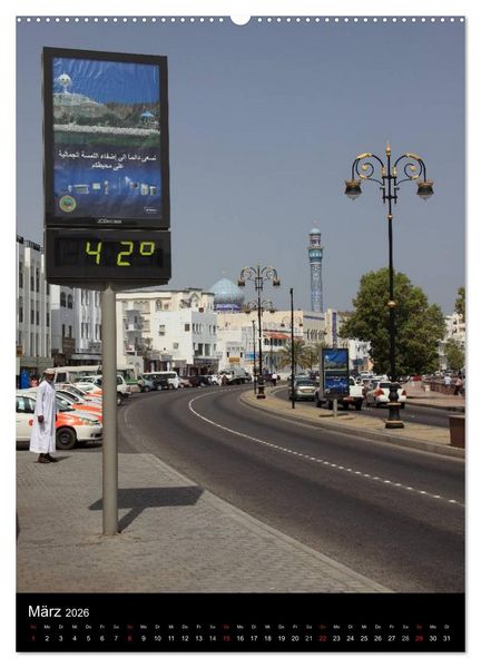 Produktbild: OMAN (Wandkalender 2026 DIN A2 hoch), CALVENDO Monatskalender