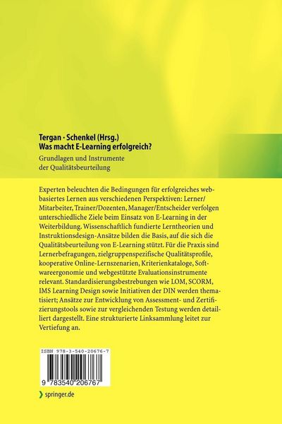 Produktbild: Was macht E-Learning erfolgreich?