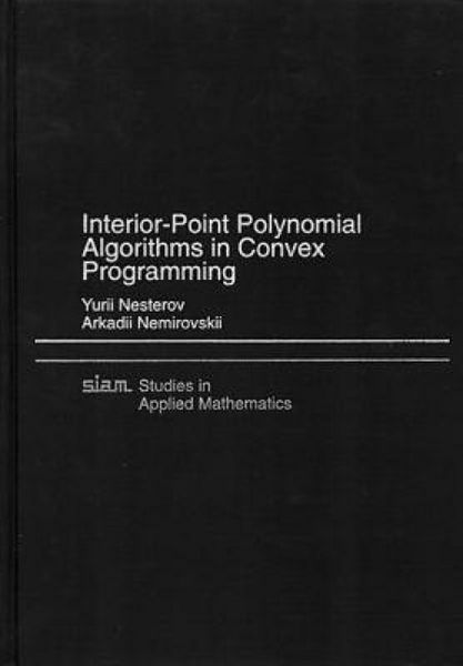 Produktbild: Interior Point Polynomial Algorithms in Convex Programming