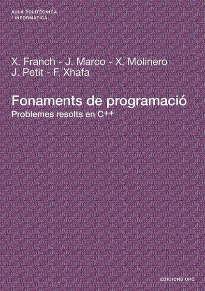 Produktbild: Fonaments de Programaci. Problemes Resolts En C++