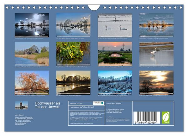 Produktbild: Hochwasser als Teil der Umwelt (Wandkalender 2026 DIN A4 quer), CALVENDO Monatskalender
