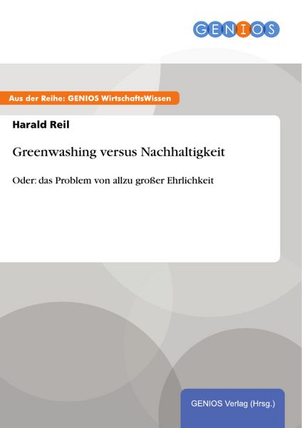 Produktbild: Greenwashing versus Nachhaltigkeit