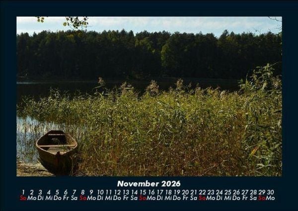 Produktbild: Landschaftskalender 2026 Fotokalender DIN A5