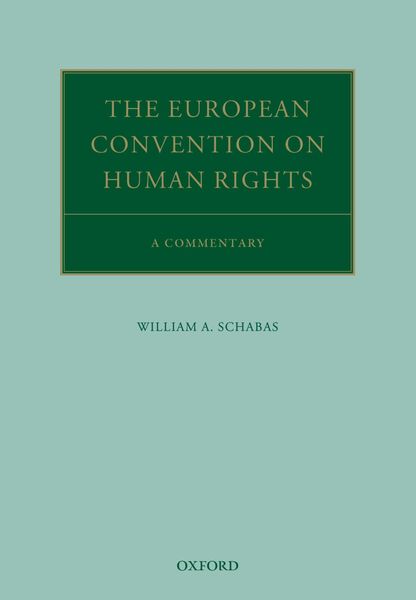 Produktbild: The European Convention on Human Rights