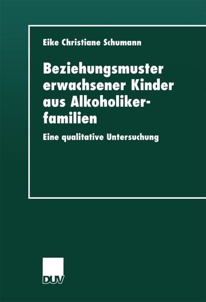 Produktbild: Beziehungsmuster erwachsener Kinder aus Alkoholikerfamilien