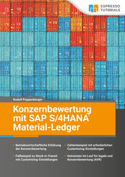 Produktbild: Konzernbewertung mit SAP S/4HANA Material-Ledger