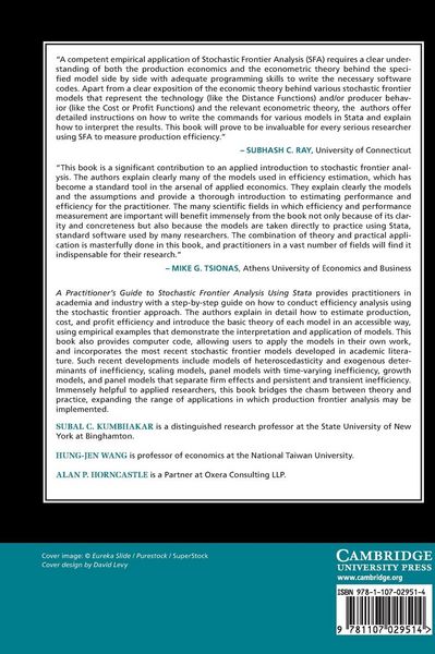 Produktbild: A Practitioner's Guide to Stochastic Frontier Analysis Using Stata