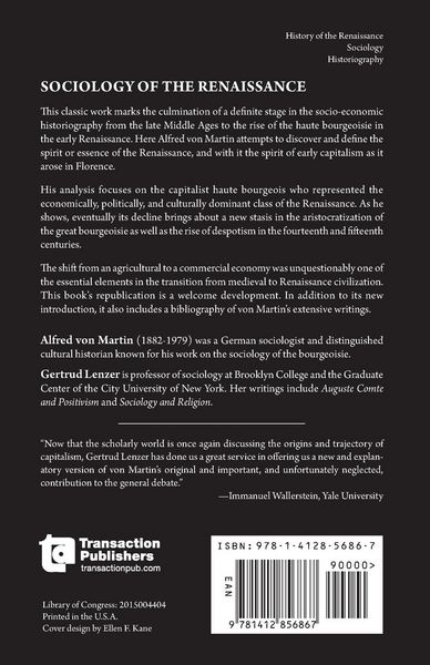 Produktbild: Sociology of the Renaissance