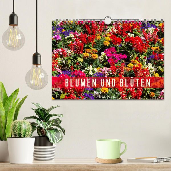 Produktbild: Blumen und Bl&uuml;ten (Wandkalender 2026 DIN A4 quer), CALVENDO Monatskalender