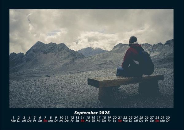 Produktbild: Bergige Welten 2025 Fotokalender DIN A4