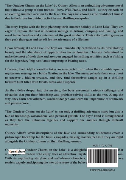 Produktbild: The Outdoor Chums on the Lake