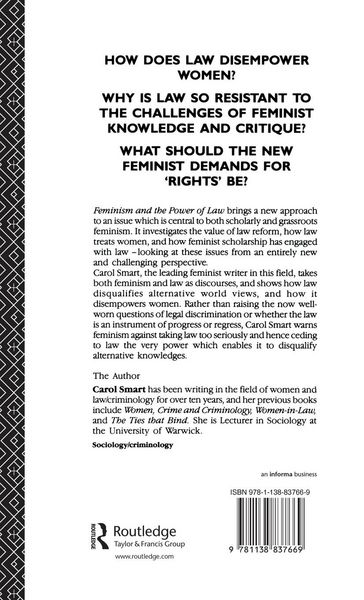 Produktbild: Feminism and the Power of Law