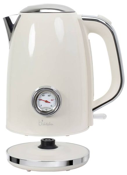 Produktbild: BiKitchen nostalgia 170 Wasserkocher Cremewei&szlig; (gl&auml;nzend) Fassungsverm&ouml;gen: 1.7l