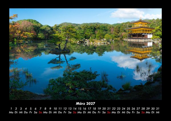 Produktbild: Tempel 2027 Fotokalender DIN A3