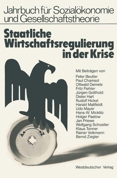Produktbild: Staatliche Wirtschaftsregulierung in der Krise